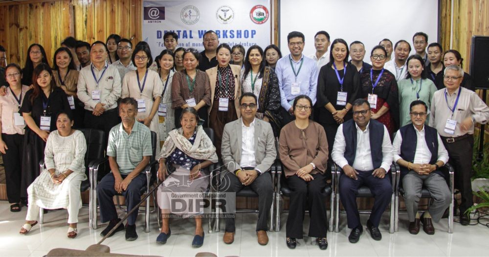 Officials along with the participants during the Polyjet 3D printing technology workshop held at the Naga Hospital Authority Kohima on July 4. (DIPR Photo)